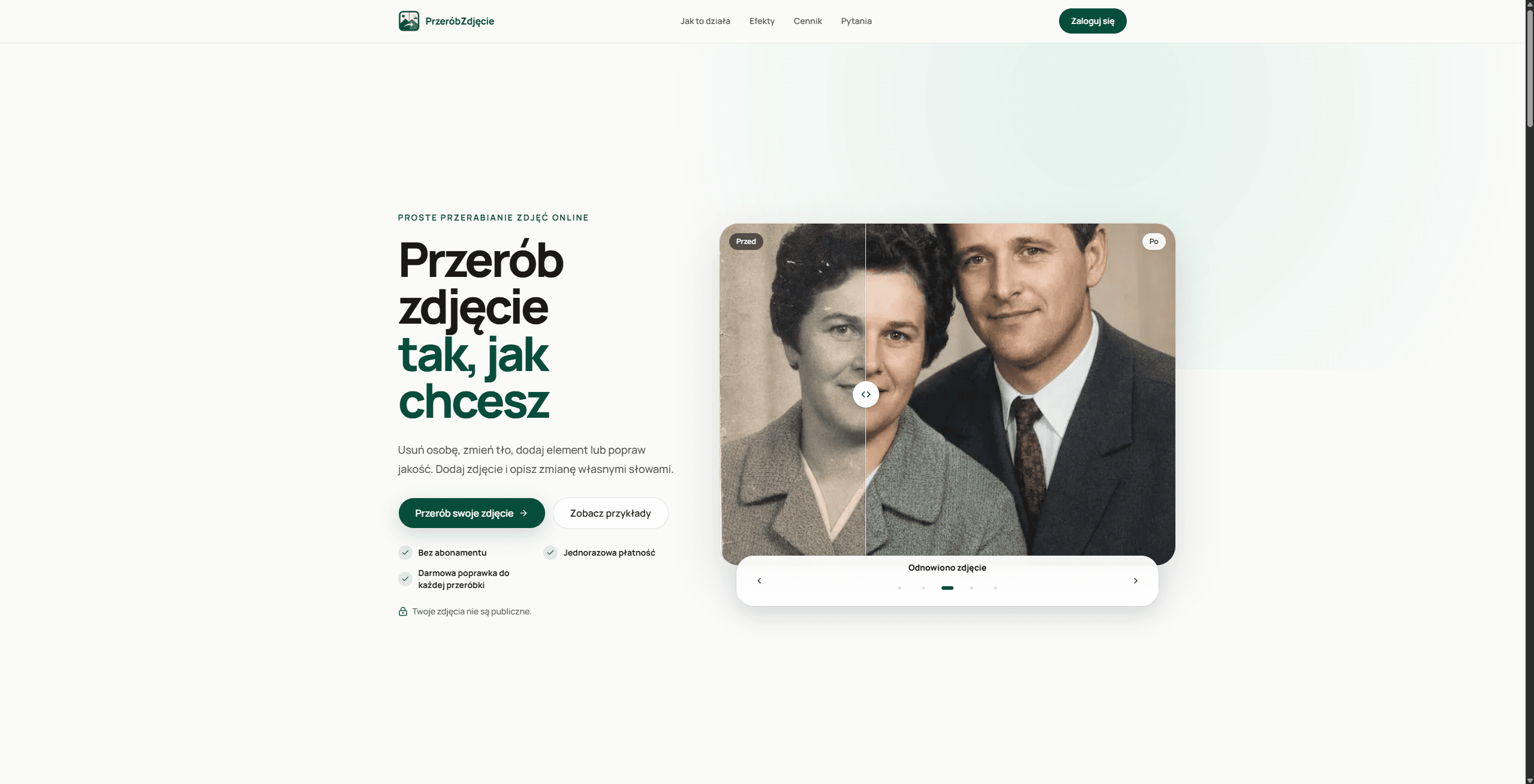 Podgląd polskiej aplikacji PrzeróbZdjęcie